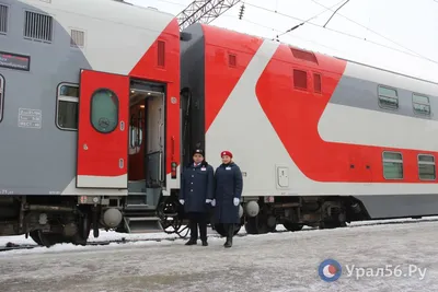 Двухэтажный поезд «Оренбург - Москва» отправился в свой первый рейс -  Газета \"Оренбуржье\"