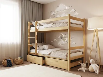 Двухъярусная кровать Мартина 80х200 купить за 11400 руб. в интернет  магазине с доставкой в Москва и область и сборкой
