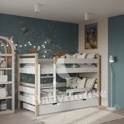 Купить металлическую двухъярусную кровать Малага для взрослых -  интернет-магазин 33 Кровати