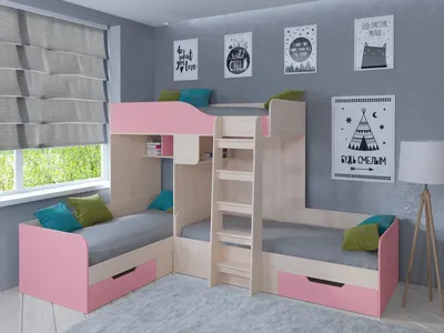 Двухъярусная кровать Twins Duo (Твинс Дуо) - купить Двухъярусные кровати в  Киеве и Украине, цены на Двухъярусные кровати в интернет магазине детской  мебели Bibu