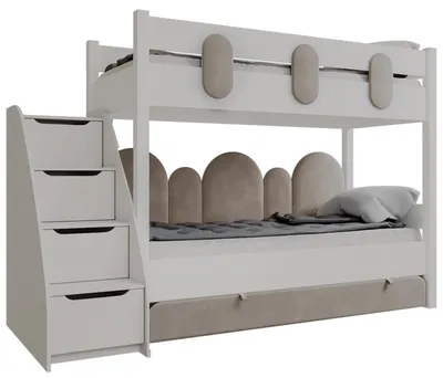 Двухъярусная кровать с широким спальным местом Вояж-3 | МебельВэйс
