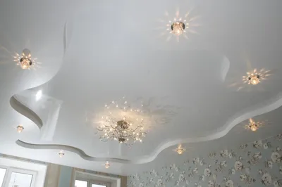 Двухуровневый потолок из гипсокартона поэтапно / A two-level ceiling of  plasterboard (English subs) - YouTube