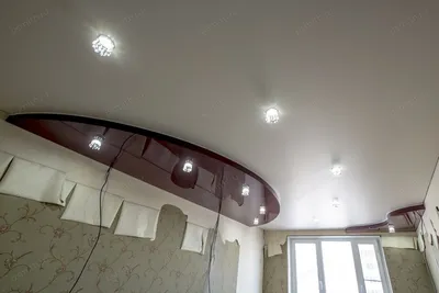 Многоуровневый потолок из гипсокартона с подсветкой - 60 фото