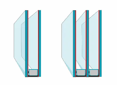 Чем отличается однокамерный стеклопакет от двухкамерного?!