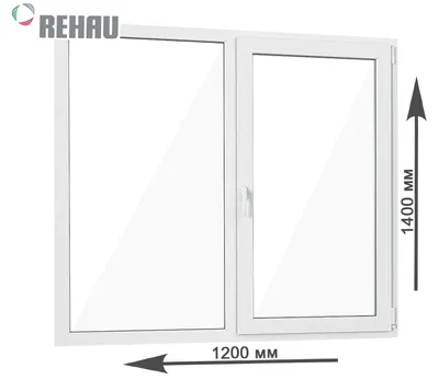Окно деревянное однокамерный стеклопакет 1100 х 1300 (высота) мм  двухстворчатое с одной открывающейся створкой - купить по выгодной цене |  \"АктивСтрой магазин\"