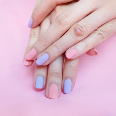 24 шт., двухцветные накладные ногти с градиентом, накладные ногти для  французской балерины, гроба, накладные ногти с полным покрытием, накладные  ногти | AliExpress