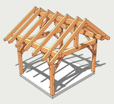 Стропильная система двухскатной крыши - устройство, крепление , схема