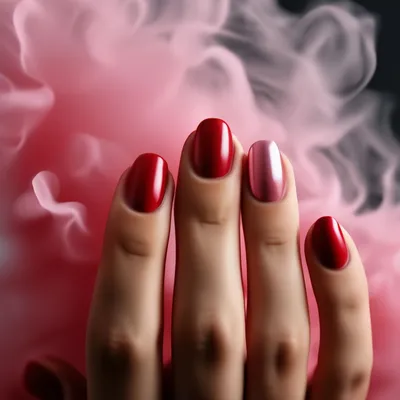 Эффект дыма | Маникюр | Ногти | Фотострана | Пост №863112121