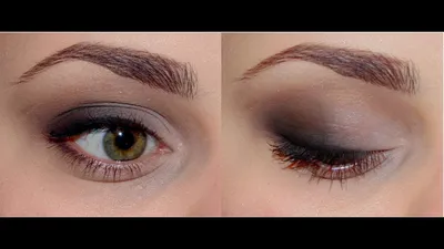 Коричневый смоки айс ( Brown smokey eyes) дымчатый макияж - YouTube