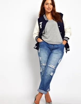 awesome Такие модные джинсы бойфренды — Фото, женские модели, идеи образов  | Джинсы бойфренды, Джинсы для полных, Одежда