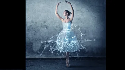 Water effect in Photoshop. Water dress with splashes - YouTube