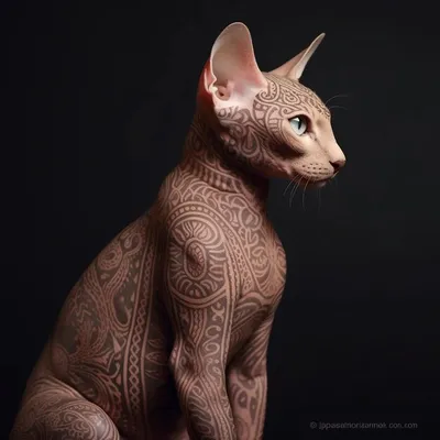 Египетская кошка тату (78 фото)