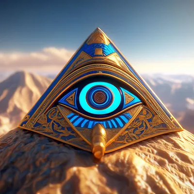 Глаз Гора символ египетский …» — создано в Шедевруме