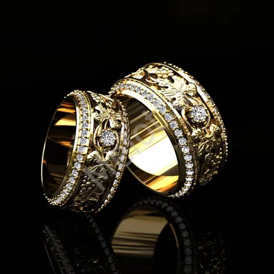 Дизайнерские и эксклюзивные обручальные кольца на заказ | Fashion rings,  Mens wedding rings, Braided wedding rings