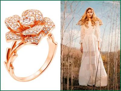 Эксклюзивное кольцо из желтого золота с изумрудами и бриллиантами —  Покровский ювелирный завод
