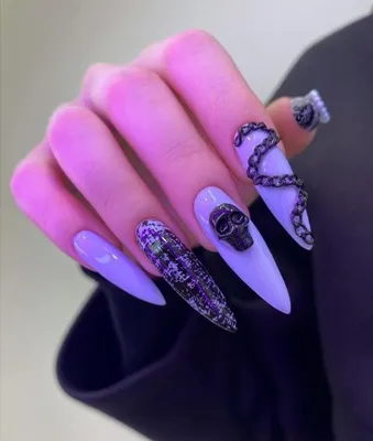 Nail_Masterkhv - Довольно таки необычные ногти💅🏻 Обожаю своих клиентов за  их фантазию,которую они хотят видеть на своих ноготочках😍 Техника БЕЗ  ОПИЛА Дизайн от руки✍🏻 Время работы ~ 2ч 15мин; Стоимость маникюра ~