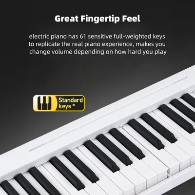 Купить Складное электронное пианино, 61 клавиша, многофункциональное  электронное органное складное цифровое пианино, 61 клавиша | Joom
