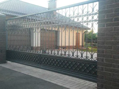 Кованые ворота; фото и цены в компании Ковка Серпухов