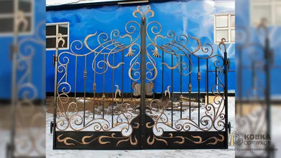 Кованые ворота и калитки купить недорого в Екатеринбурге: цены и фото