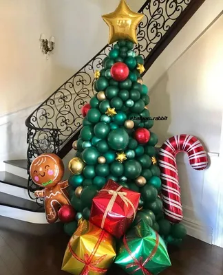 Новогодняя елка из шаров - купить по выгодной цене | МАГАЗИН ПРАЗДНИКА