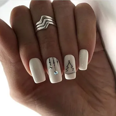 Ёлочка на ногтях к Новому году. Уже... - natusik_nailmaster | Facebook