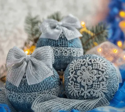 Новогодние шары своими руками - 12 способов создания и декора ёлочных  шариков
