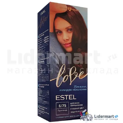 Estel Love Крем-краска д/волос 6/75 Палисандр, 631787 — купить по низкой  цене в магазине Постелька