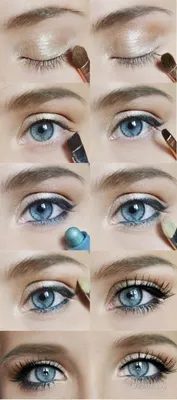 Как сделать естественный макияж глаз тенями - фото-урок - Olga Blik