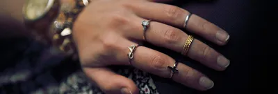 Набор колец на пальцы и фаланги 5 шт, фаланговые кольца золото: цена 85 грн  - купить Украшения на ИЗИ | Чернигов