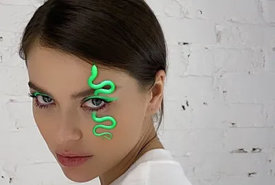 Необычный макияж глаз от Nataliya Stefani