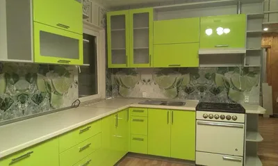 Классическая белая угловая кухня МДФ в эмали \"Модель 525\" от GILD Мебель в  Орле - цены, фото и описание.