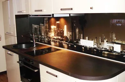 Кухонный стеклянный фартук с фотопечатью Одуванчики от производителя |  Интернет-магазин Mebel Apartment