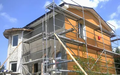 Фасадные работы - как проводится отделка фасада дома | KCK HOUSE