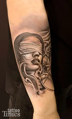 Таурус Тату.Татуировка в Донецке Taurus Tattoo | Еще одна версия татуировки  \"Фемида\" на плече (в греческой мифологии богиня правосу...