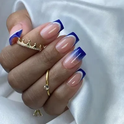 dasha_nail_blog | Рисуем цветы гель лаками. Цветы на ногтях. Василёк | Дзен