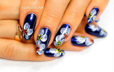Купить 24 шт. маникюрный пресс на ногтях DIY белые края цветы блестящие  накладные ногти французский длинный квадрат | Joom