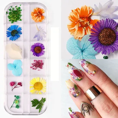 3D Наклейки на Ногти Цветы Сакуры Веточки 132 – Гель лак Mega Gel Украина