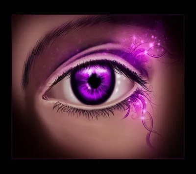 Фиолетовые глаза - 74 фото