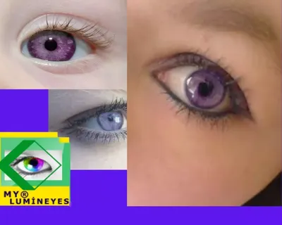 Женщина, фиолетовые глаза, белые …» — создано в Шедевруме