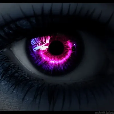 Девушка альбинос, фиолетовые глаза, …» — создано в Шедевруме
