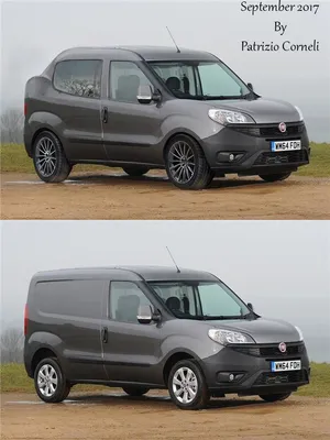 Fiat Doblo Cargo L1H1 glossy finish - all sides Car Mockup Template.ps –  Wrap-Wizards.com - Premium Car Mockups Templates