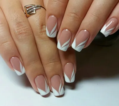 Фигурный френч | Nails, Beauty, Jewelry