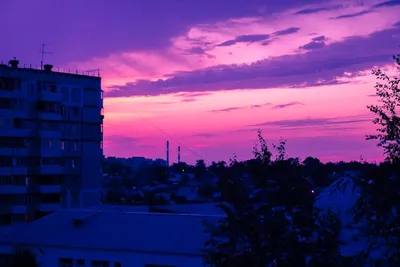 Череповчан смущает фиолетовое небо над «Северсталью» | 28.10.2021 |  Череповец - БезФормата