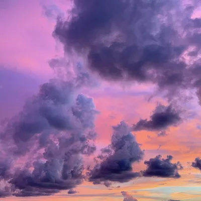 Скачать 1280x720 небо, облака, фиолетовый, сумерки обои, картинки hd, hdv,  720p