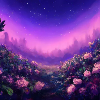 Темно фиолетовое небо - 87 фото