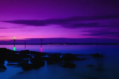 Фиолетовое небо Стоковые фотографии, картинки, все без лицензионных  отчислений - Envato Elements