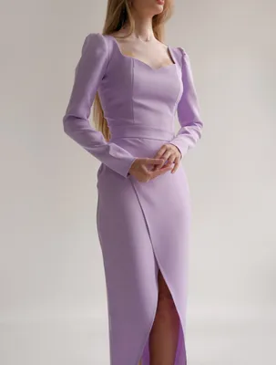 Фиолетовые платья для выпускного вечера, сексуальные женские платья с  длинным рукавом и искусственными кристаллами, женское платье | AliExpress