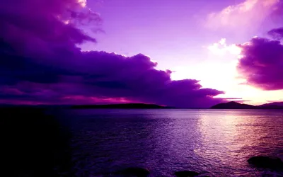 волшебный фиолетовый закат стоковое изображение. изображение насчитывающей  горизонт - 218976903