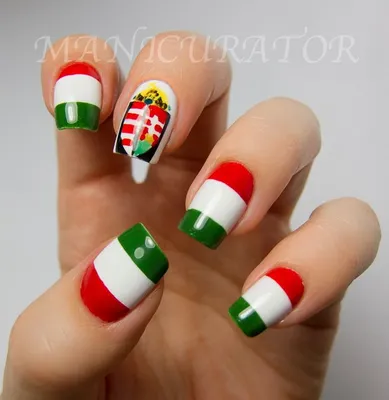 Loading... | Flag nails, Cute nail art designs, Nail polish art
