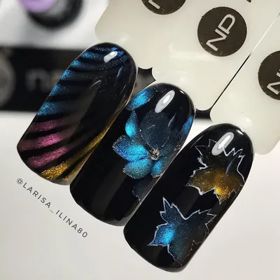 Купить 1шт 3D наклейки для ногтей Цветочные растения Nail Art Наклейки  Цветочные листовые весенние ползунки Маникюрный декор | Joom